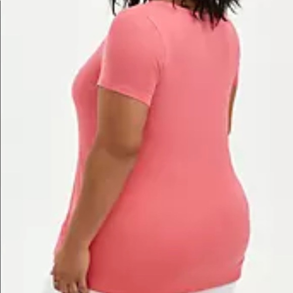 NWT Torrid coral t-shirt super soft - Picture 2 of 6